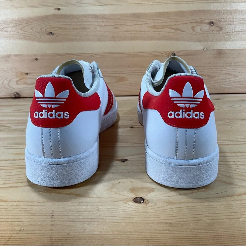NWOB Adidas Campus II Shoes # G49419 Leather Men’s 12 White Reddish/Orange